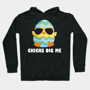 Kids Chicks Dig Me Toddler Hoodie